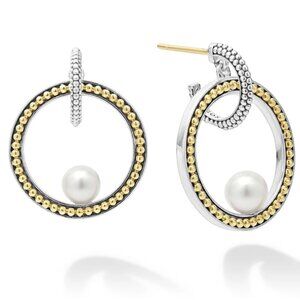 Luna  Caviar Pearl Drop Earrings from Lagos